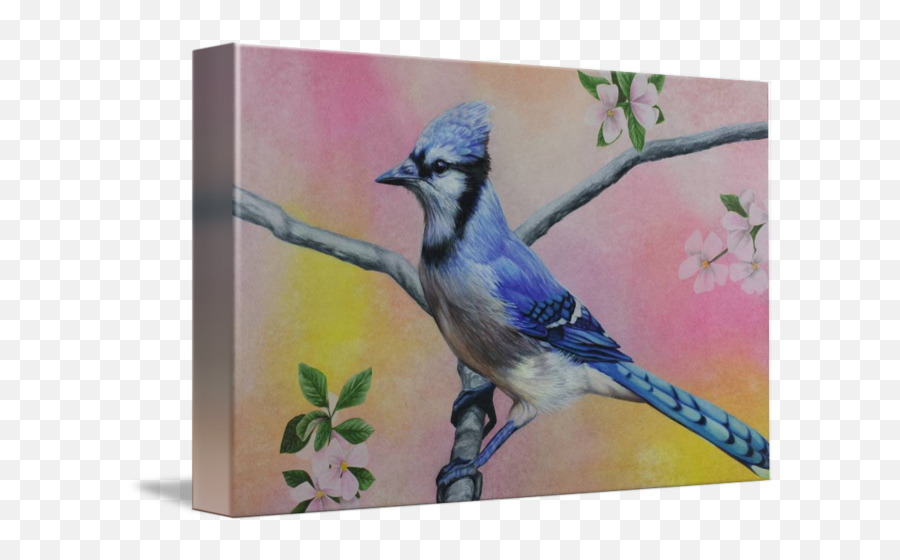 Bluejay - Blue Jay Emoji,Emotion In Realism Art