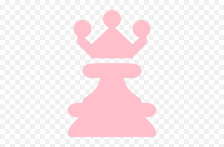 Pink Queen Icon - White Queen Chess Piece Icon Emoji,Queen Emoticon Text