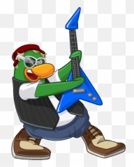 Penguin Band Club Penguin Wiki Fandom - Club Penguin Band Petey K Emoji,Rock Band Names Using Emojis