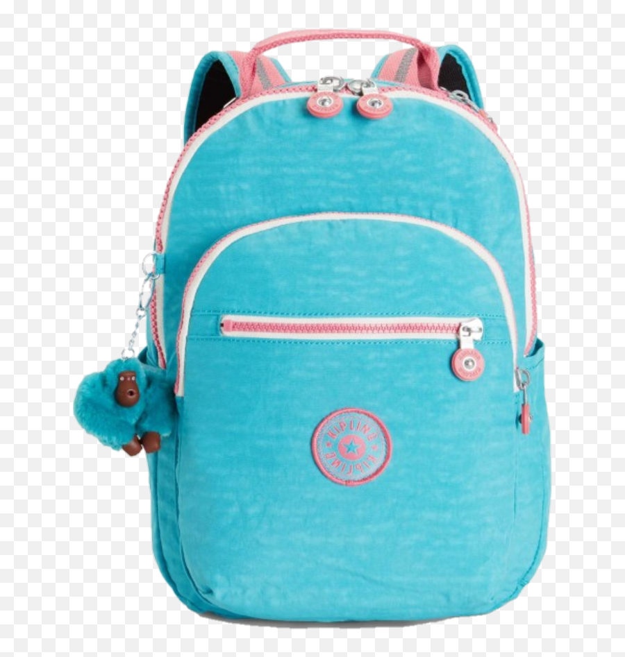 Kipling Trolley School Bag - Kipling Bakpack Blue And Pink Emoji,Emojis Drawstring Backpack Bags With Polyester Material Sport String Sling Bag