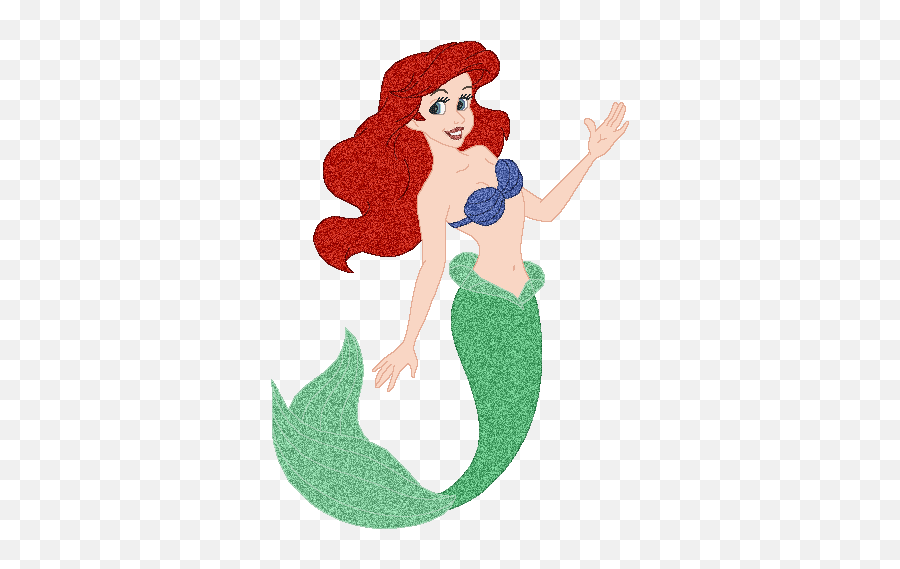 Ariel Glitter Gifs - Pequena Sereia Emoji,Mermaid Emoji Android