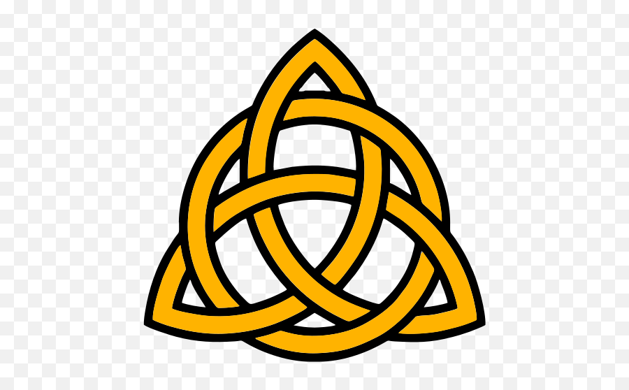 Vector Images For Design In Category Celtic Tattoo - Triquetra With Circle Emoji,Model With Emoji Tattoo