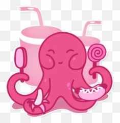 Octopus Emoji Stickers - Common Octopus,Large Emoji Stickers