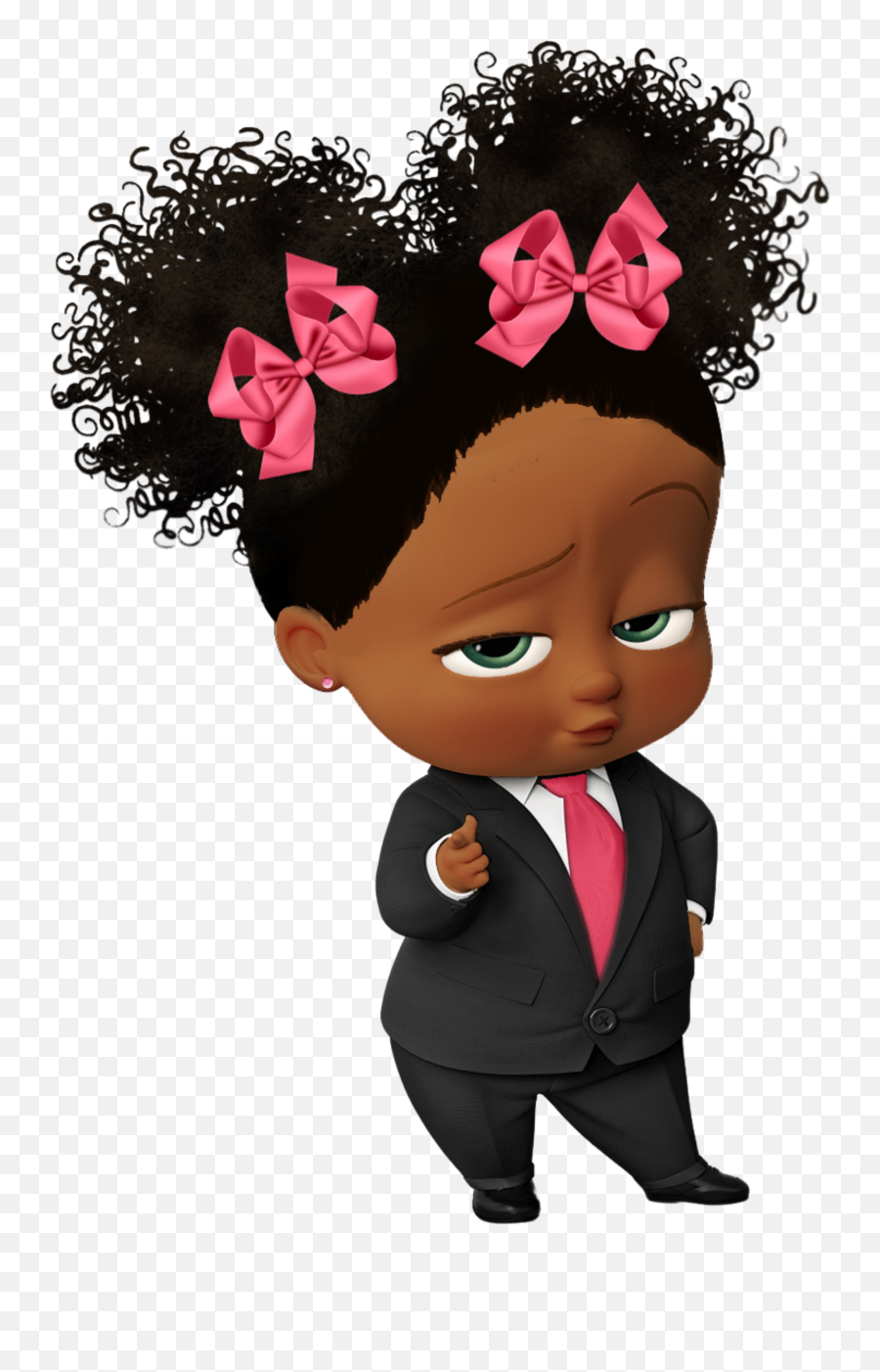 Natural Hair Black Girl Black Queen Png African American - Baby Girl Boss Baby Emoji,Emoji Rolling Eyes .png