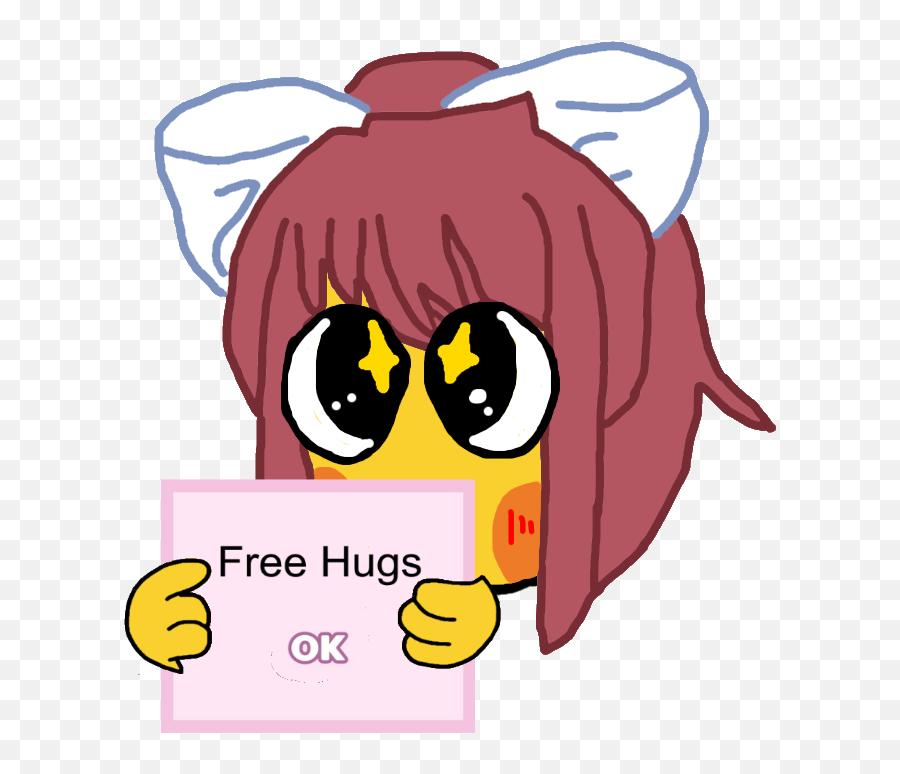 Hug Sign Emoj - Ika Would You Like One Ddlc Bonk Emoji,What's Emoji For Hug