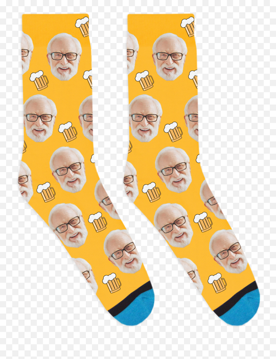 Custom Beer Socks - Custom Dog Socks Emoji,Girls Emoji Knee Socks