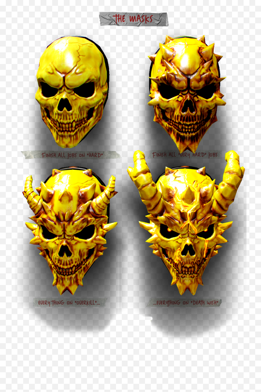 All Contracts - Deathwish Payday 2 Best Mask Emoji,Payday 2 Steam Profile Emoticon Art