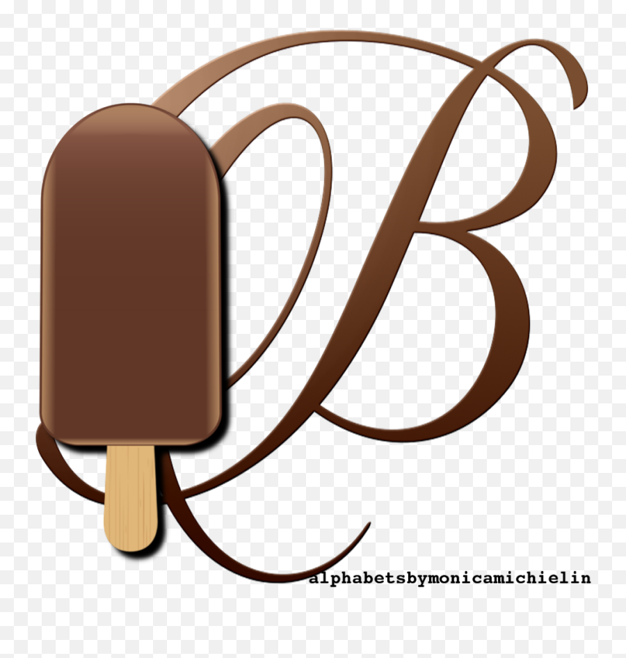 Monica Michielin Alphabets 6 - Brown Chocolate Popsicle Ice Language Emoji,Deus Vult Emoticon