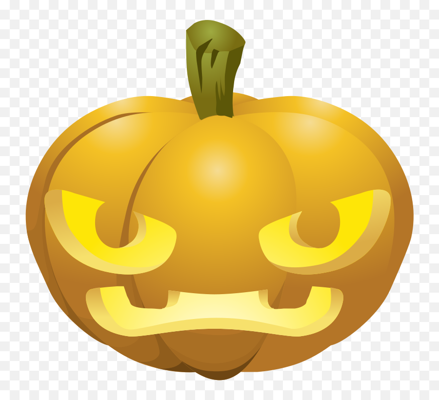 Carved Pumpkins Lit 1 - Openclipart Happy Emoji,Emoji Pumpkin Carvings