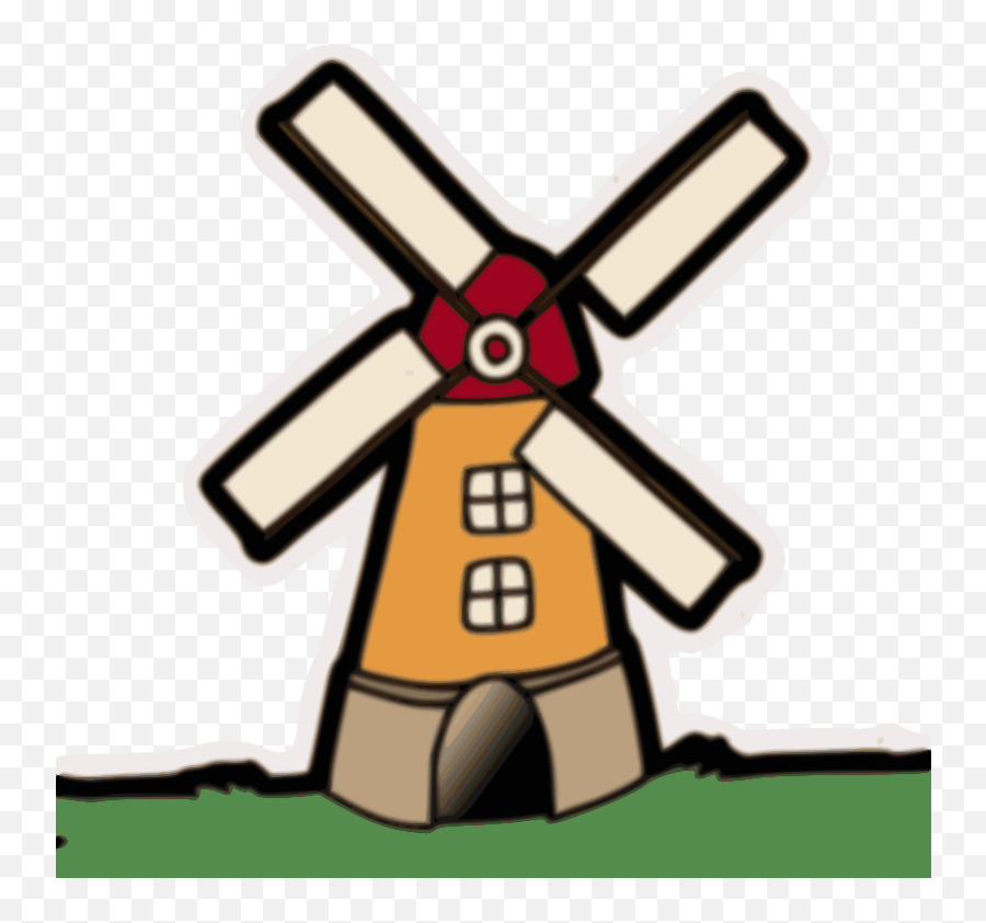 Download Vector - Windmill Vectorpicker Animated Wind Mill Clip Art Emoji,Windmill Emoji