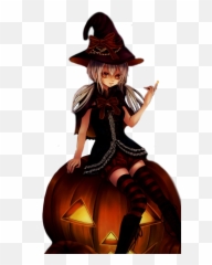 Jack - Ou0027lantern Sticker Challenge On Picsart Anime Wallpapers Anime Halloween Emoji,Pumpkin Emoji Happy Girl
