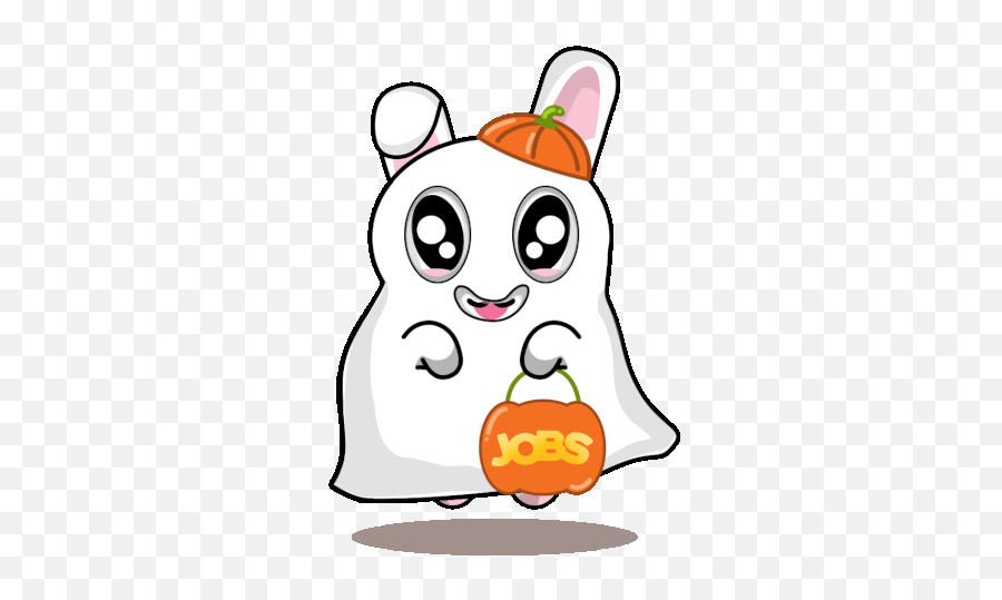 Gimmy Cute Ghost Happy Halloween - Gimmy Jobs Emoji,Cute Emoji Ghost