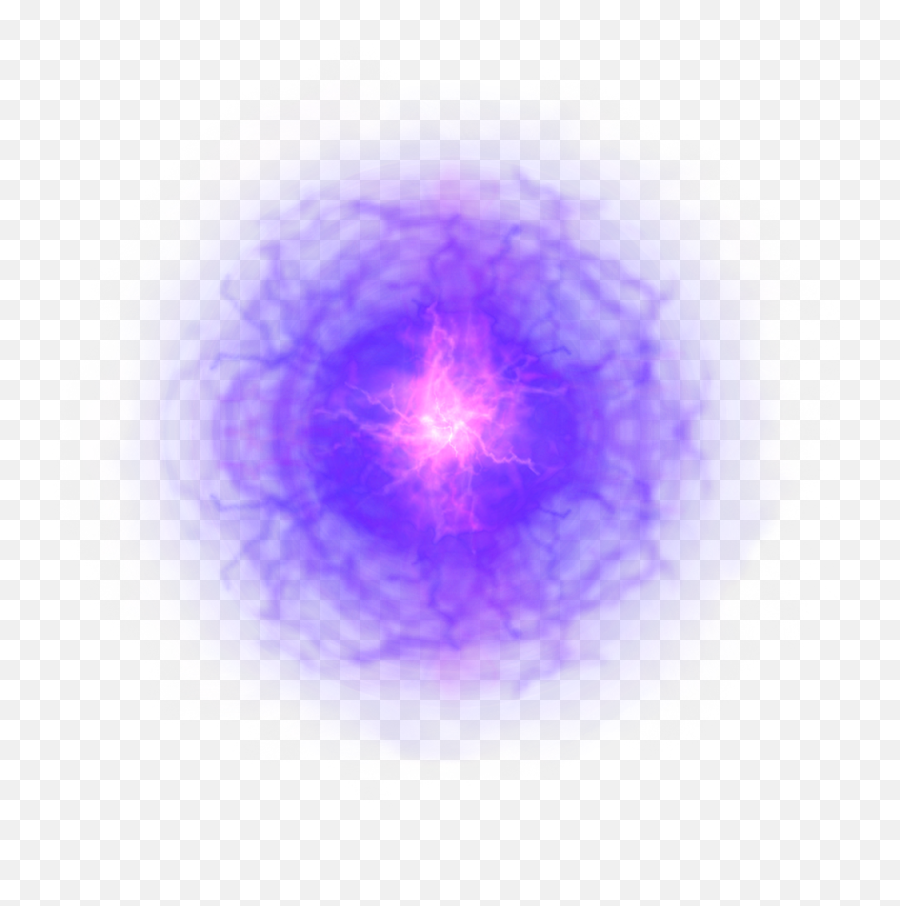 Download Ball Purple Light Energy - Power Effect Png Emoji,Energie Emoticon