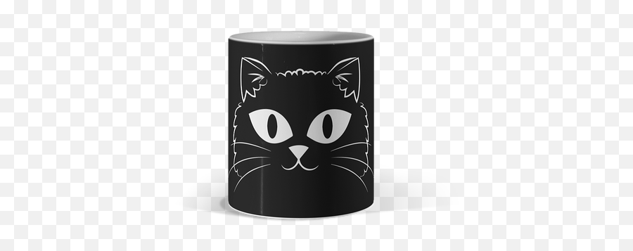 Trending Kitten Mugs Design By Humans - Magic Mug Emoji,Black Neko Emoticon