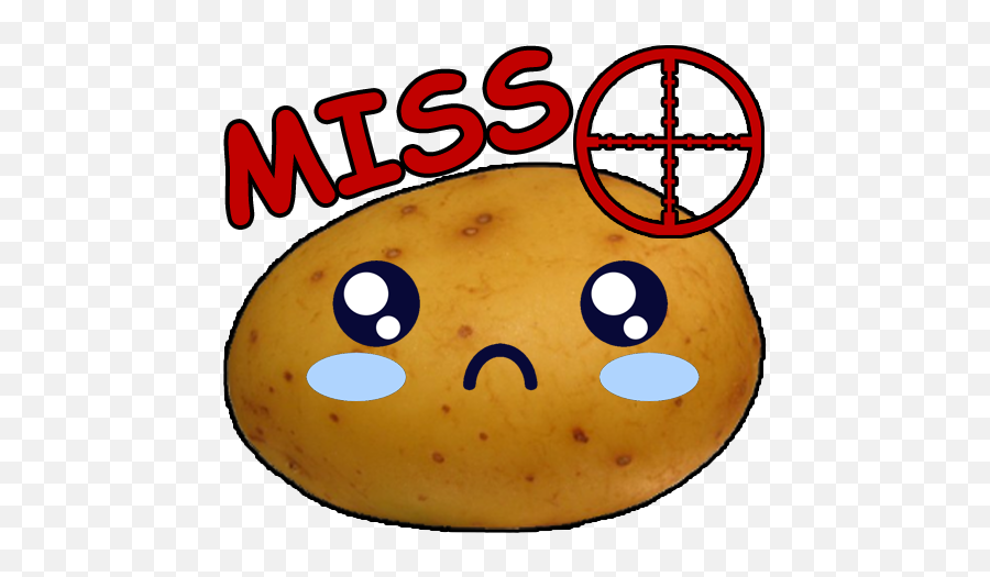 Potato Aim Has Been Approved - Eye Symbol Emoji,Potato Emoticon\