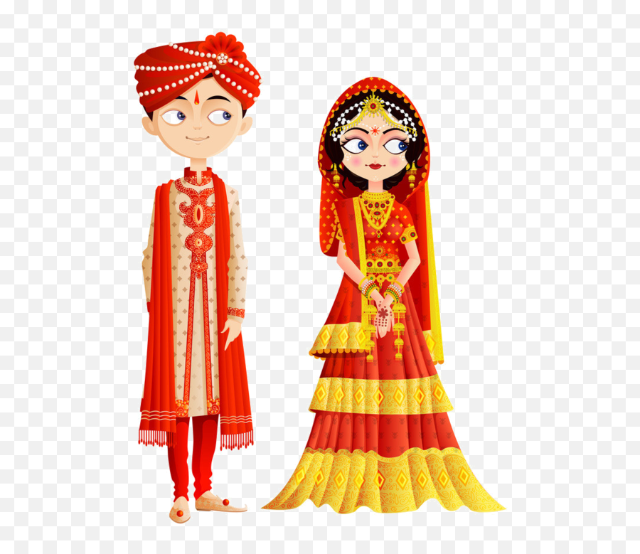 Groom Clipart Emoji Bride Groom Emoji - Indian Wedding Couple Vector,Indian Emoji