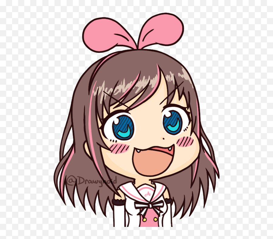 Kizuna Ai Gyate Gyate Ohayou Know Your Meme Emoji,Bowsette Emotion Template