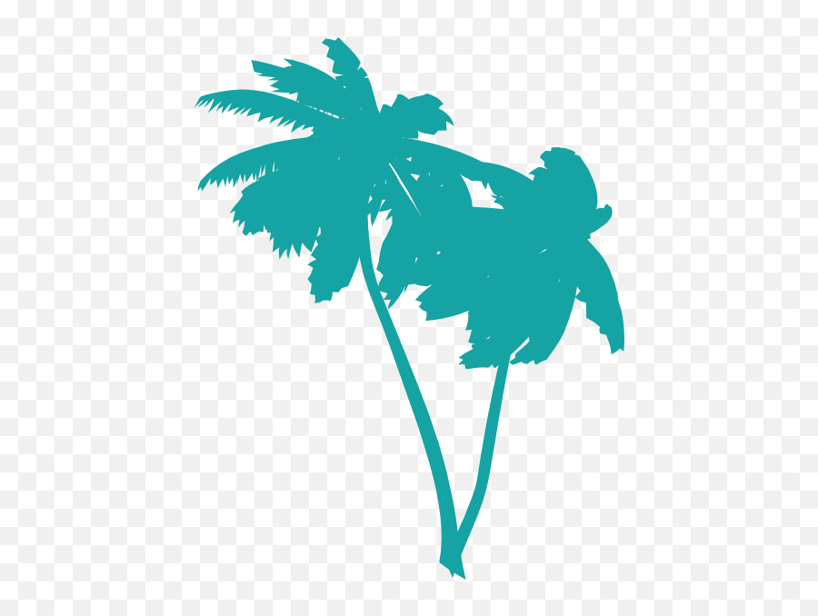 Download Free Tree Silhouette - Palm Tree Vector Png Full Emoji,Palm Leaf Emoji