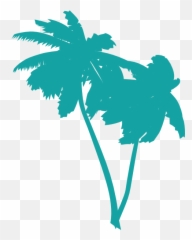 Download Free Tree Silhouette - Palm Tree Vector Png Full Emoji,Palm Leaf Emoji