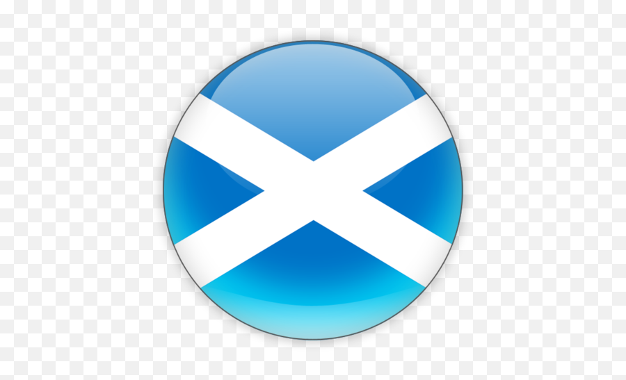 Flag Of Scotland - Scotland Flag Circle Png Emoji,Scotland Flag Emoji Iphone