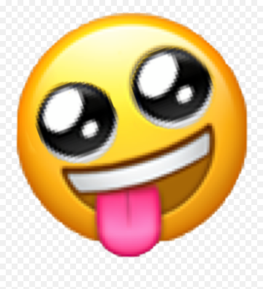 Emoji Crazy Teehee Sticker - Happy,Teehee Emoticon