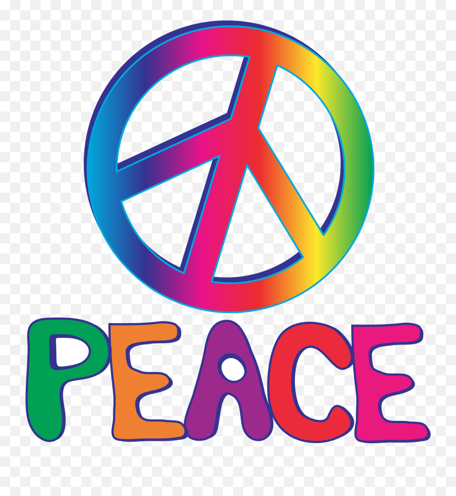 Download Illustration Of Peace Text With Peace Sign Vector - Peace Day 30 January Emoji,Peace Symbol Emoji