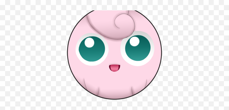 Jigglypuff 2 - Dot Emoji,Jigglypuff Emoticon
