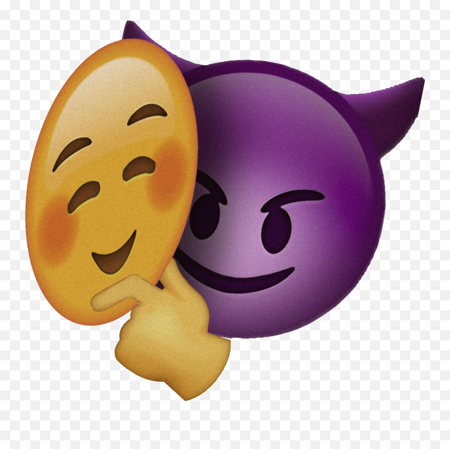 Evil Emoji Emojimaker Edit Sticker - Happy,Evil Emoji