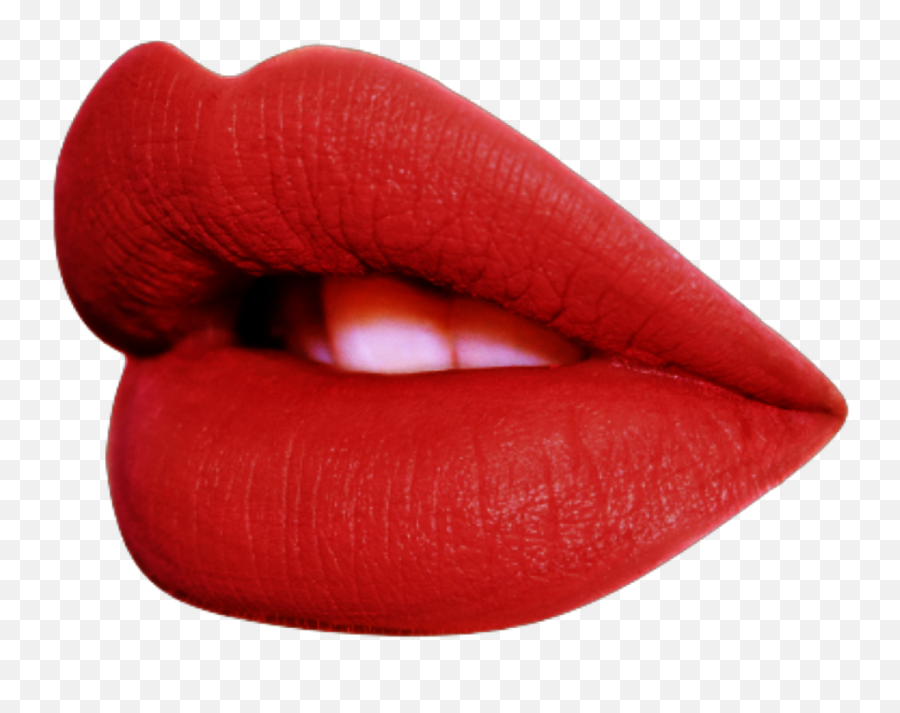 Ftestickers Lips Sticker By Ana Abece - Lip Care Emoji,Sideways Mouth Emoji