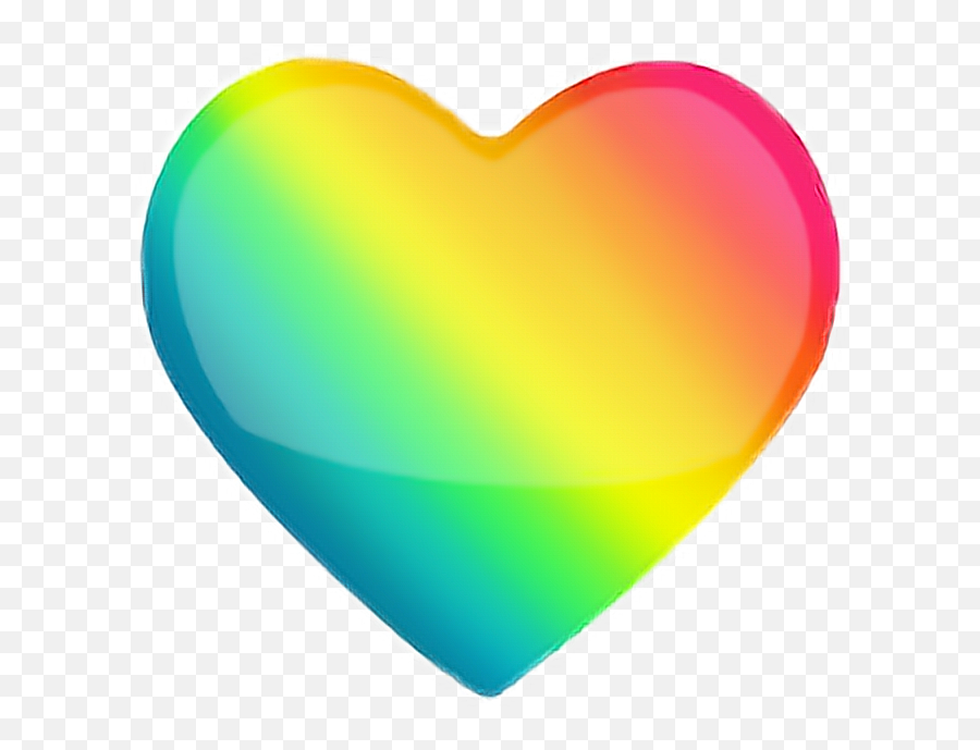 Regenbogen Herz Clipart Png Transparent - Regenbogen Herz Png Emoji,Whatsapp Emoji Herz