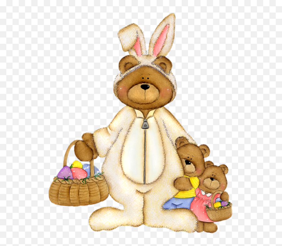 Easter Clipart Bear Easter Bear Transparent Free For - Bear And The Easter Bunny Emoji,Mouse Bunny Bear Emoji