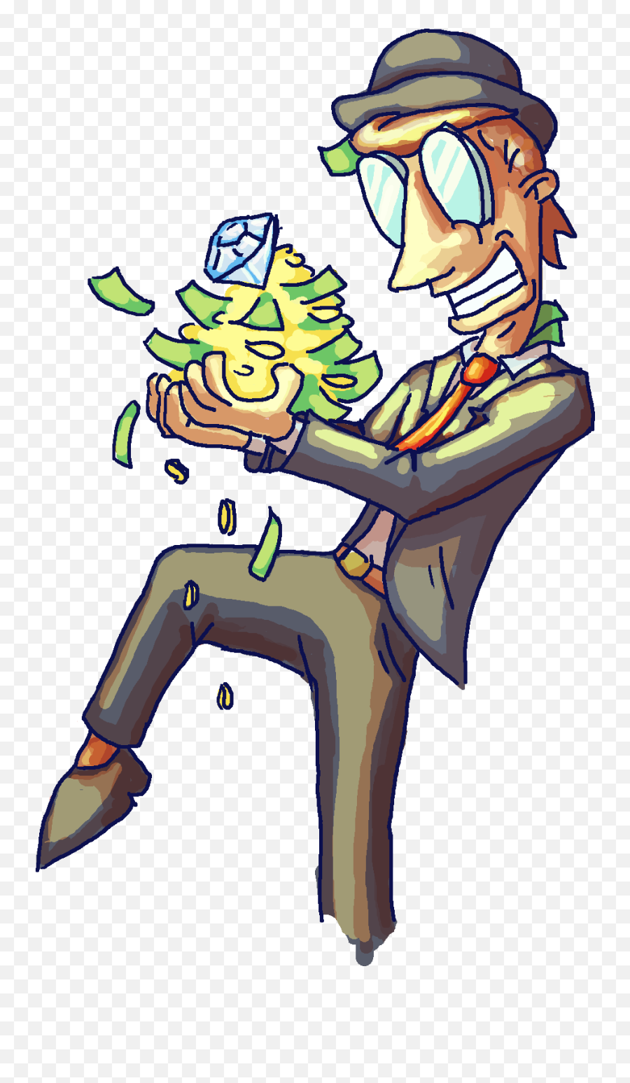 Greedy Man Png U0026 Free Greedy Manpng Transparent Images - Greed Transparent Emoji,Greedy Emoticon