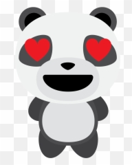 Free Emoji Panda Love Png With - Panda Png,Coffee Bean Emoji
