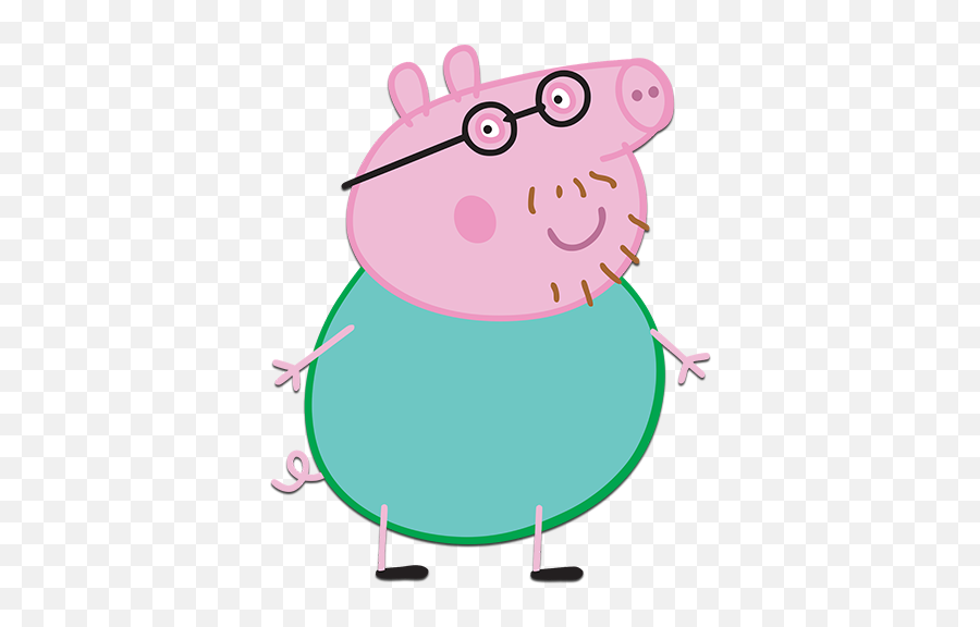 Cartoon Characters Characterartu0027s New Files - Peppa Pig Daddy Png Emoji,Huggles Emoticon