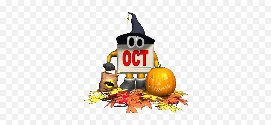 Ms Rouse - Animated October Calendar Gif Emoji,Gif Asl Emoticon Animated