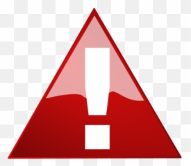 Red Warning Triangle White Exclamation - Vertical Emoji,Caution Emoji
