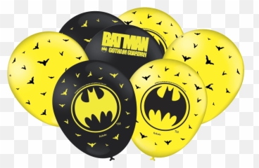 Doce Doce Festas - Batman Birthday Balloons Png Emoji,Emoticon De Confete