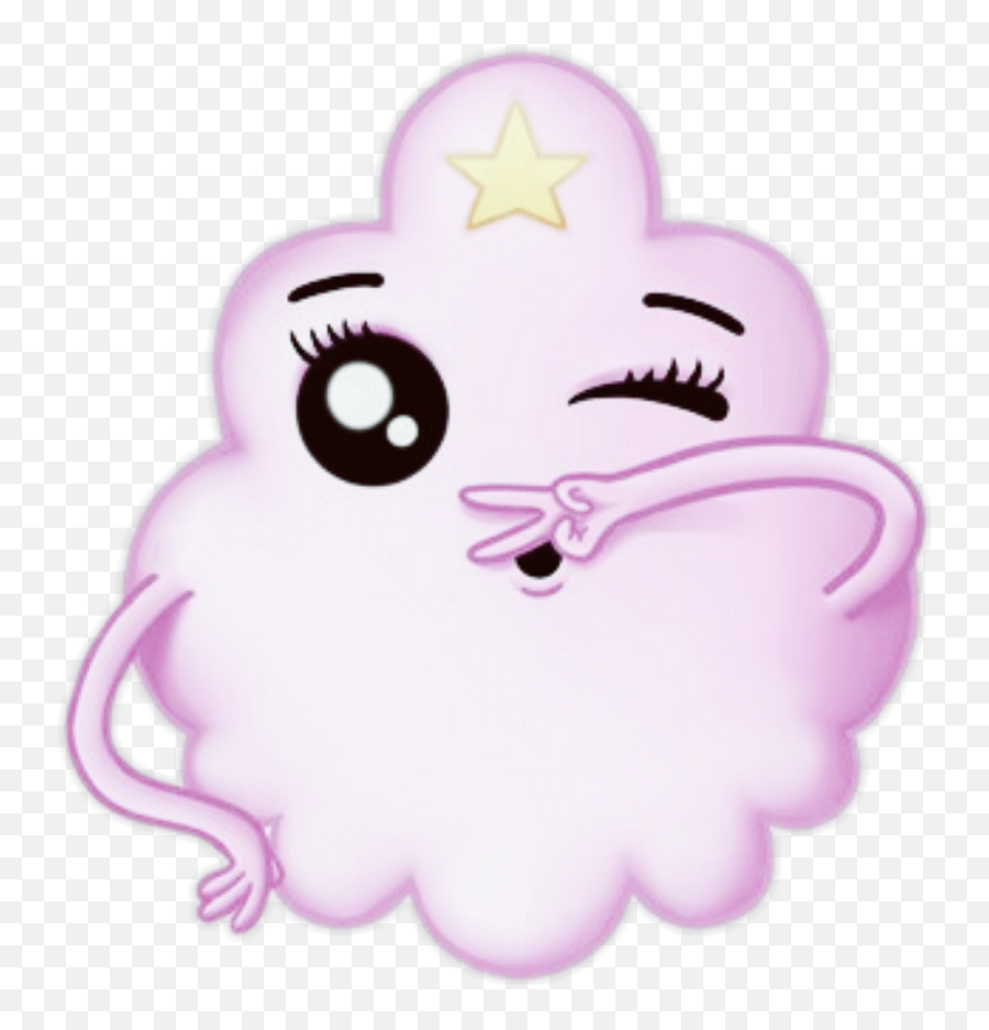 Download Cloud Emoji Emojis Quiet Pink - Fictional Character,Quiet Emoji