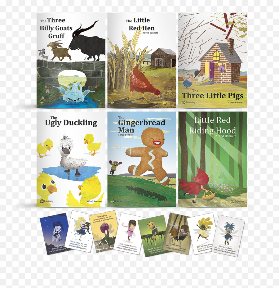 Fairy Tale Big Book Set Of 6 - With 8 Free Large U0027emotional Fairiesu0027 Posters Billy Goats Gruff Book Emoji,Small Stories About Emotions