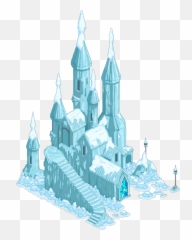 Frozen Castle - Frozen Elsa Castle Clipart Emoji,Caslte Emoji