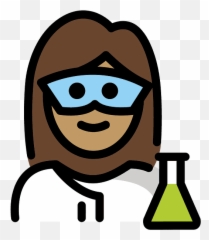 Woman Scientist Emoji Clipart - Laboratory Flask,Beaker Emoji