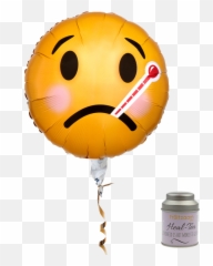 Ballon Smiley Beterschap Met Heal - Tea Happy Emoji,Ballon Emoticon
