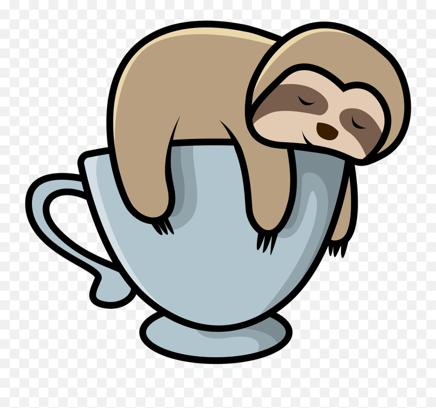 Sloth Sleeping Animal - Free Image On Pixabay Sleeping Animal Cartoon Png Emoji,Sloth Emoticon Facebook