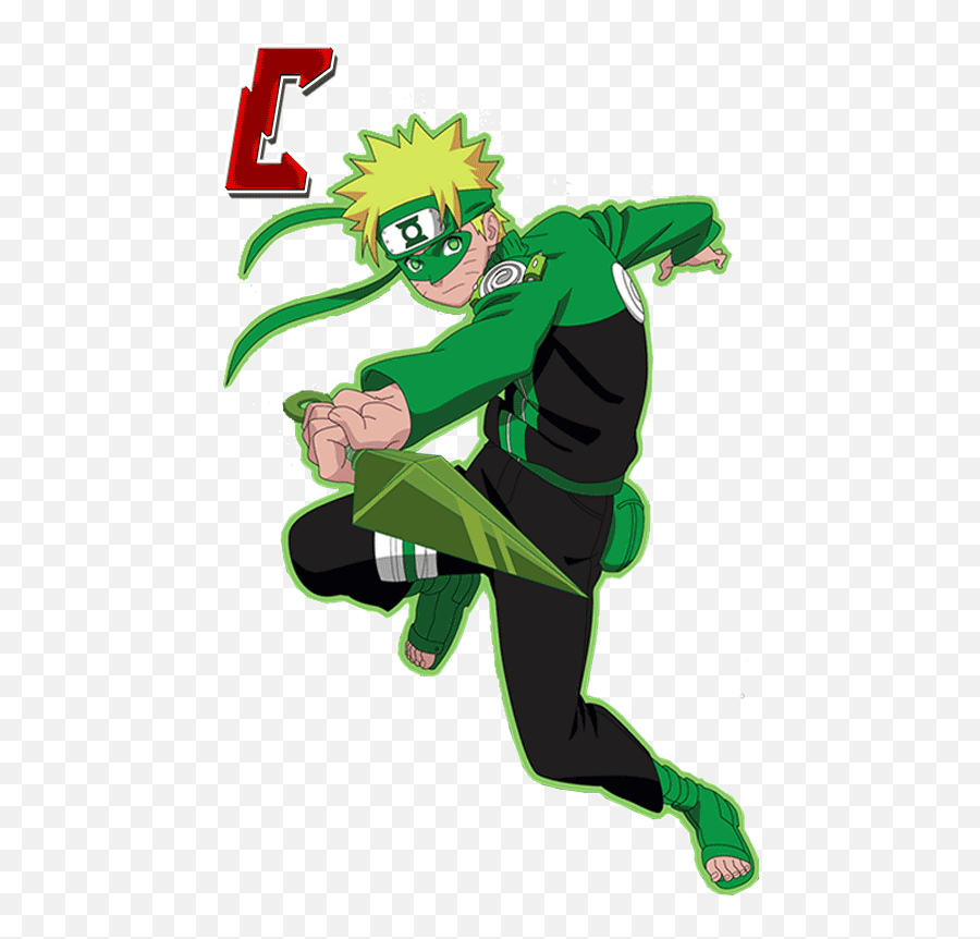 Naruto Obtained Green Lantern Rings - Green Lantern Naruto Emoji,What Emotion Is The Green Lantern