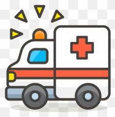 Ambulance Emoji Clipart - Png,Emergency Emoji