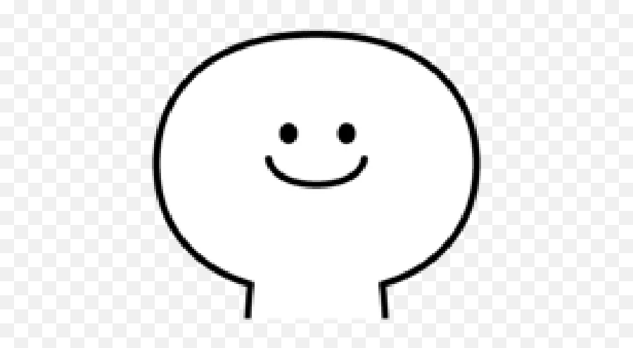 Rabbit Smile Emoji Whatsapp Stickers - Happy,Rabbit Emoticon Transparent Black And White