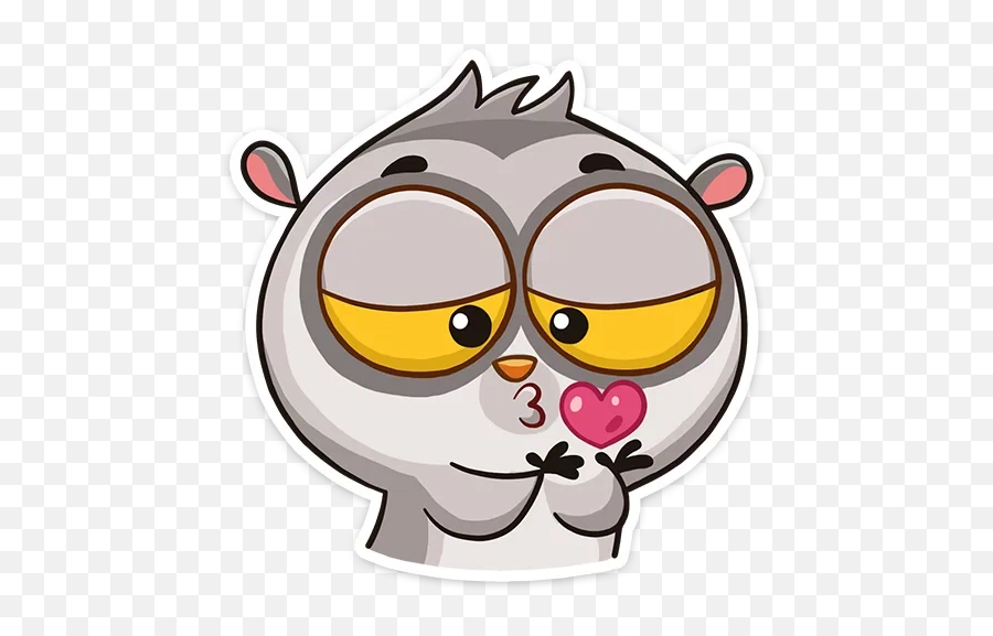 The Lemur - Stickers For Whatsapp Happy Emoji,Owl Emoticon Whatsapp