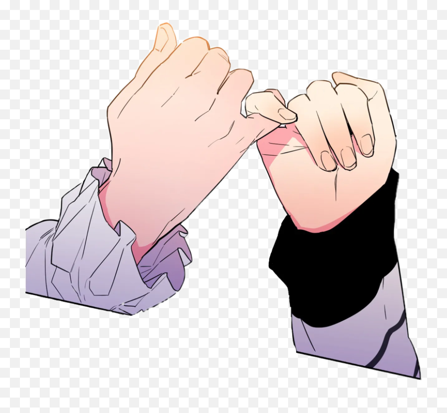 The Most Edited Mangas Picsart - Couple Pinky Promise Anime Emoji,Weaboo Emojis