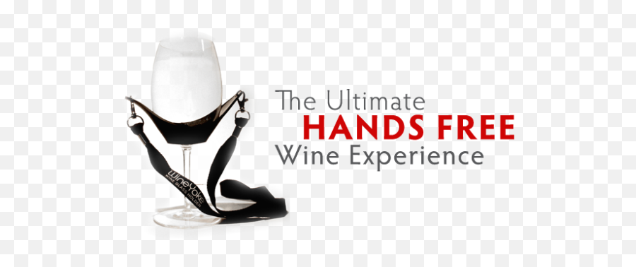 Wine Yoke A Hands - Free Wine Glass Holder Thatu0027s Worn Around Language Emoji,Add Wine Glass Emojis To Fb Post