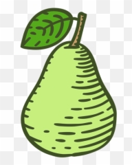 Pear Ingredient Color Stroke - Fresh Emoji,Pear Stroking A Bananna Emoji